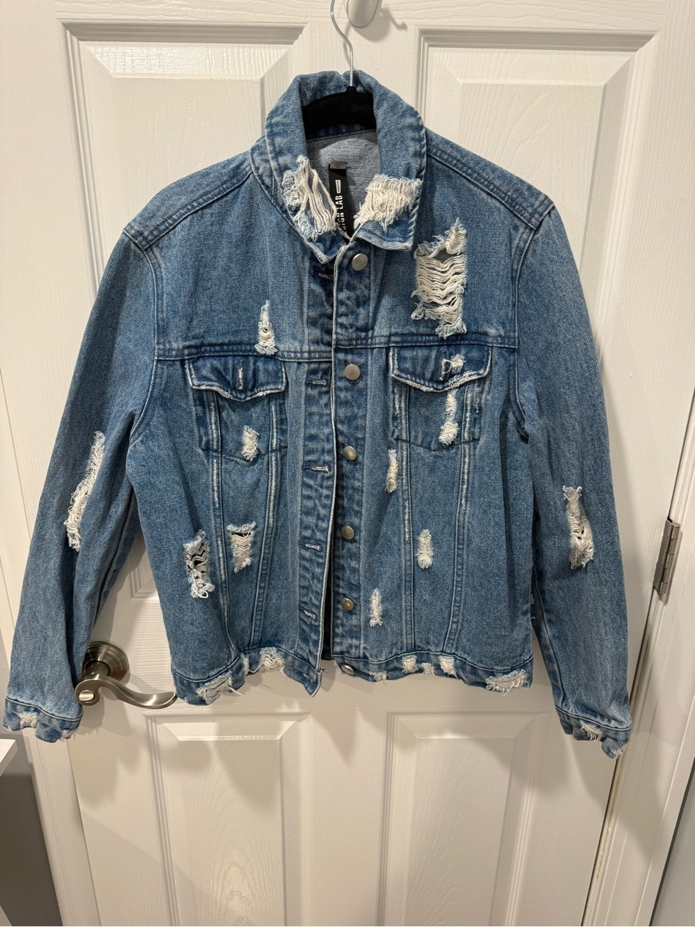 Distressed Blue Denim Jacket